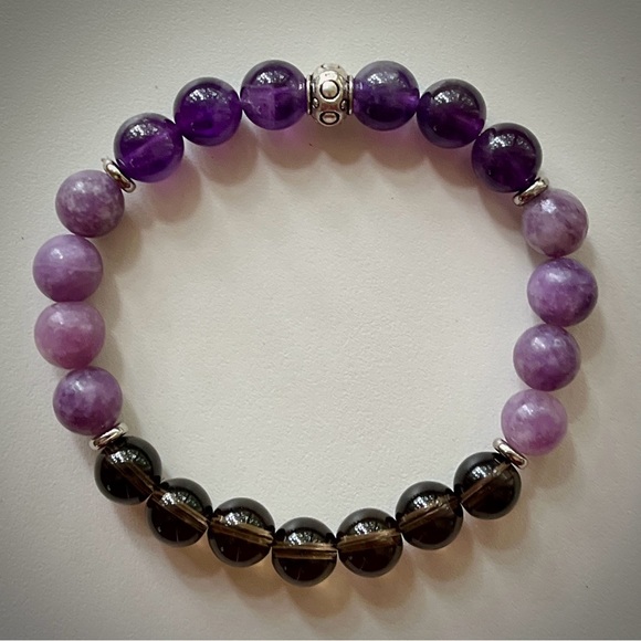 Stress and Anxiety Handcrafted Healing Bead Bracelet - Picture 5 of 5